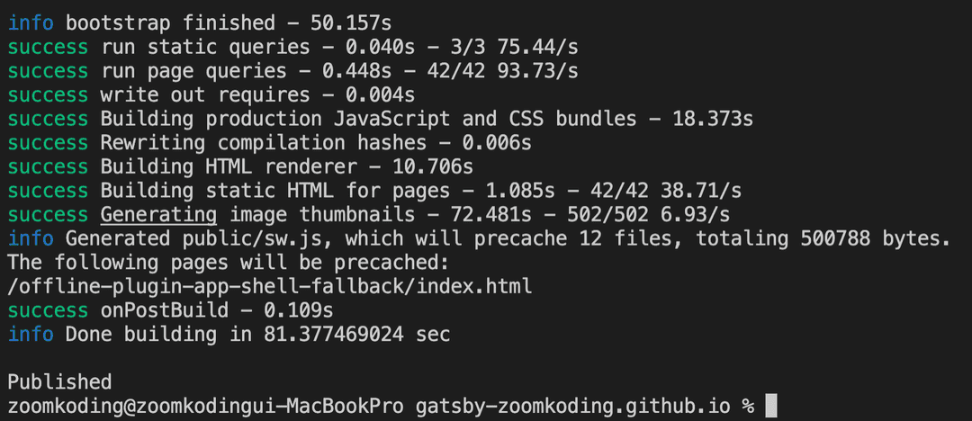 Gatsby 테마로 GitHub Blog 만들기